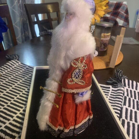 Vintage SANTA Clause Figure  10.5 inch Christmas Decorations - Made in Russia - Picture 6 of 7